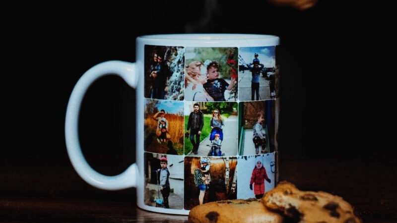 Custom photo mug