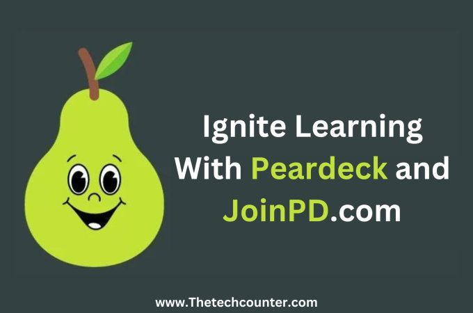 Peardeck and JoinPD.com